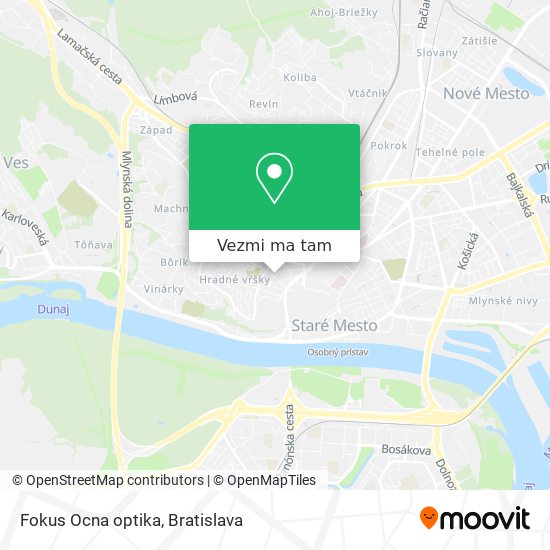 Fokus Ocna optika mapa