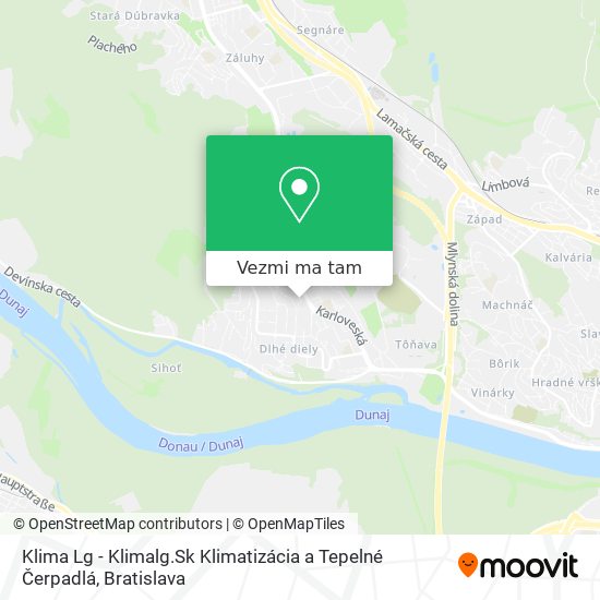 Klima Lg - Klimalg.Sk Klimatizácia a Tepelné Čerpadlá mapa