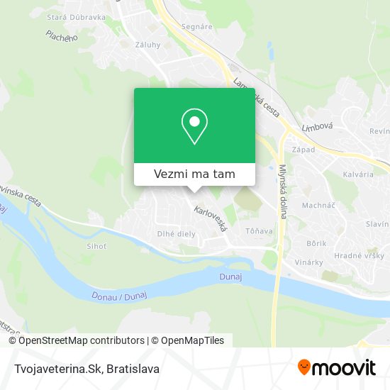 Tvojaveterina.Sk mapa