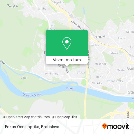 Fokus Ocna optika mapa