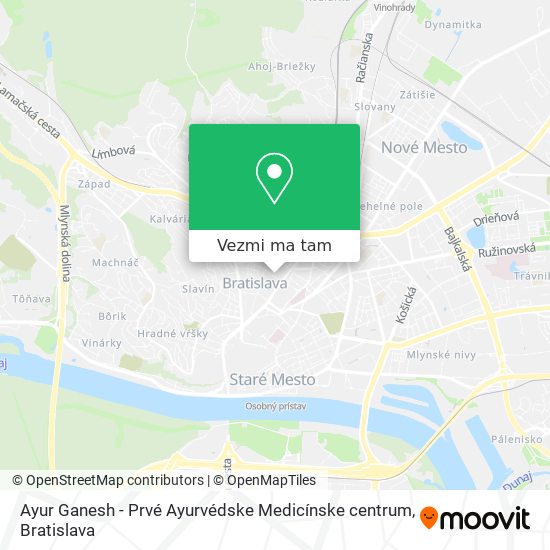 Ayur Ganesh - Prvé Ayurvédske Medicínske centrum mapa