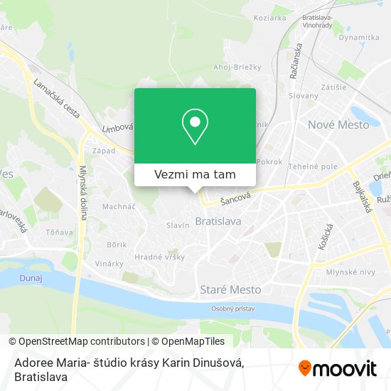 Adoree Maria- štúdio krásy Karin Dinušová mapa