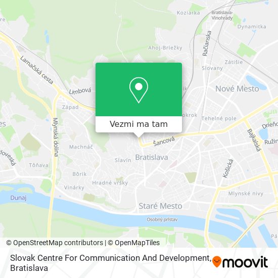 Slovak Centre For Communication And Development mapa