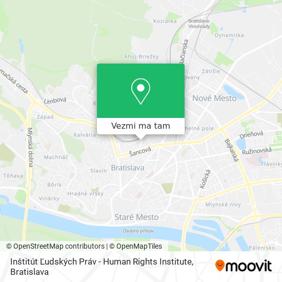 Inštitút Ľudských Práv - Human Rights Institute mapa