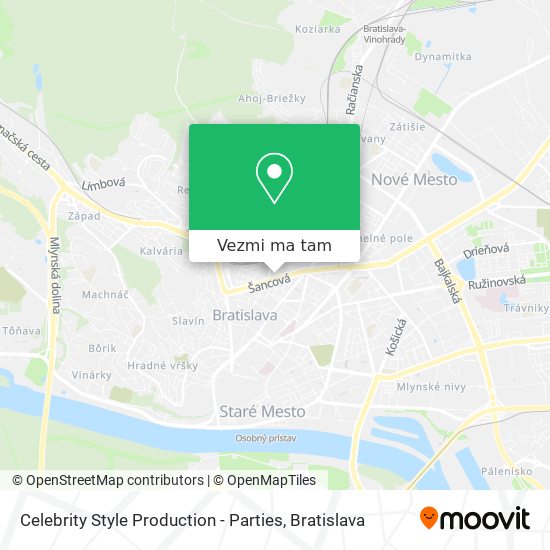 Celebrity Style Production - Parties mapa