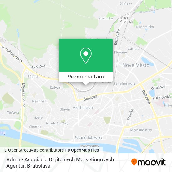 Adma - Asociácia Digitálnych Marketingových Agentúr mapa