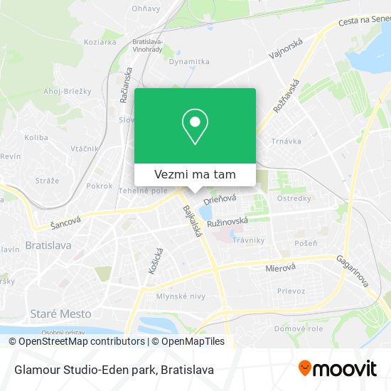 Glamour Studio-Eden park mapa