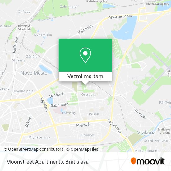 Moonstreet Apartments mapa