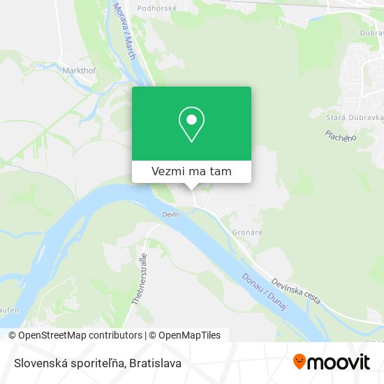 Slovenská sporiteľňa mapa