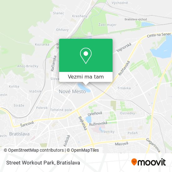 Street Workout Park mapa