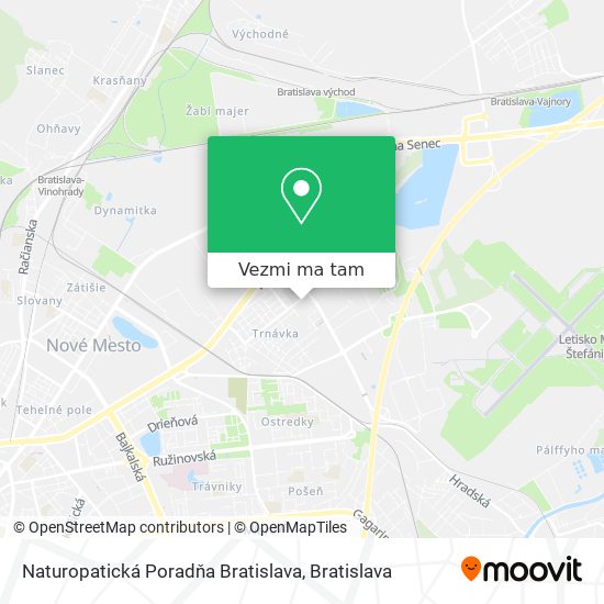 Naturopatická Poradňa Bratislava mapa