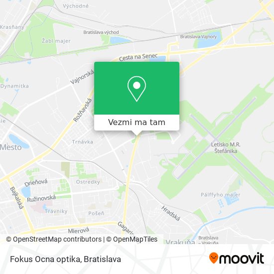 Fokus Ocna optika mapa