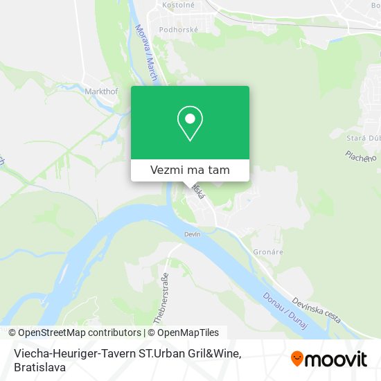 Viecha-Heuriger-Tavern ST.Urban Gril&Wine mapa