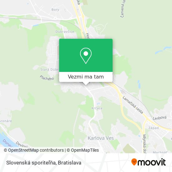 Slovenská sporiteľňa mapa