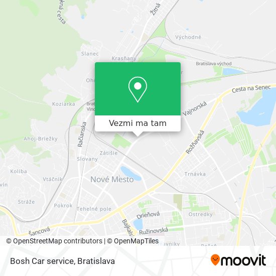 Bosh Car service mapa