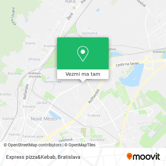 Express pizza&Kebab mapa