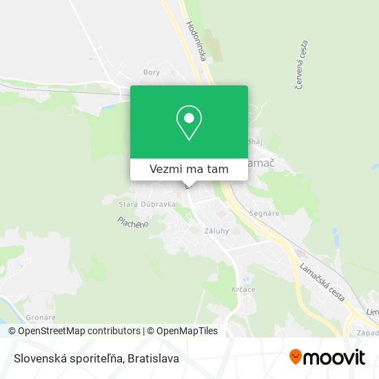 Slovenská sporiteľňa mapa