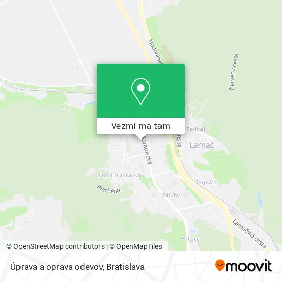 Úprava a oprava odevov mapa