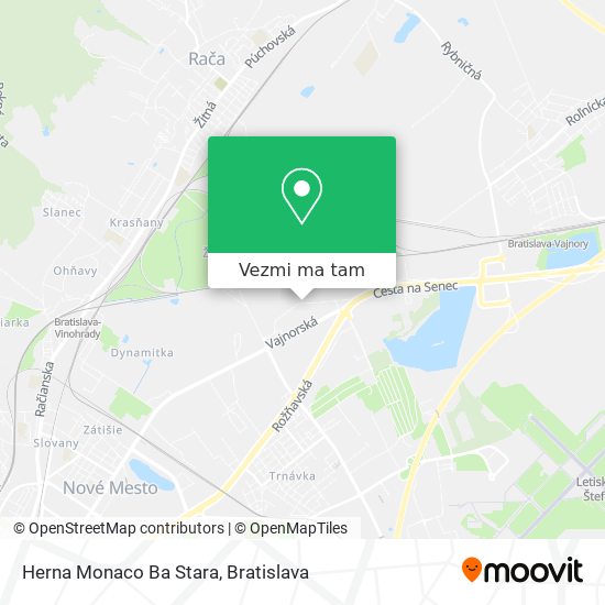 Herna Monaco Ba Stara mapa