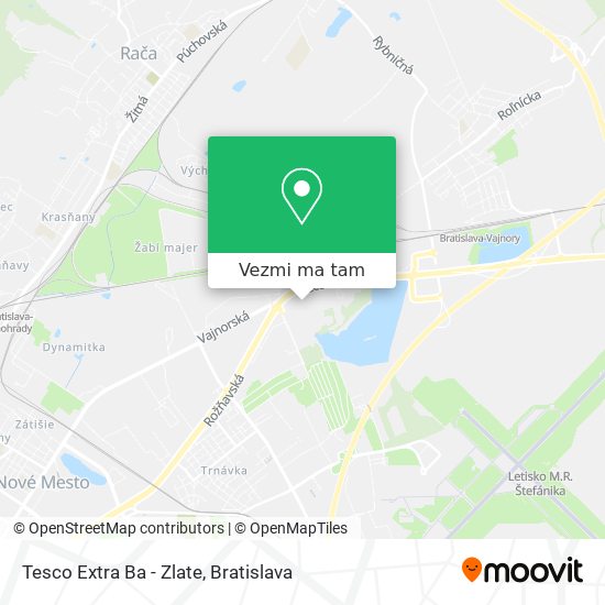 Tesco Extra Ba - Zlate mapa