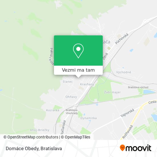 Domáce Obedy mapa