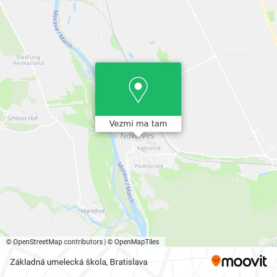 Základná umelecká škola mapa