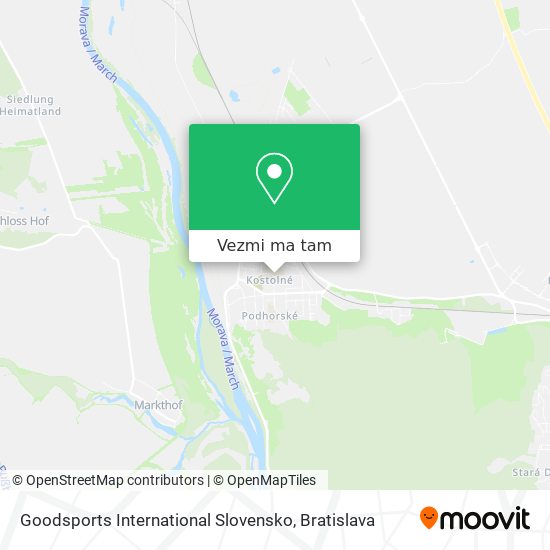 Goodsports International Slovensko mapa