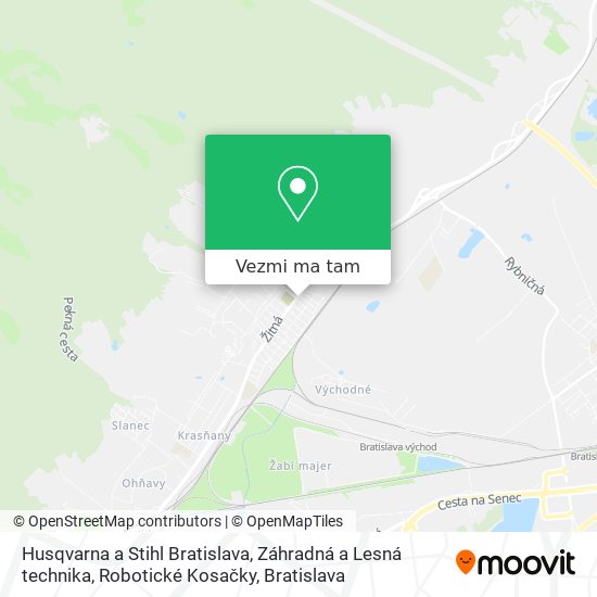 Husqvarna a Stihl Bratislava, Záhradná a Lesná technika, Robotické Kosačky mapa