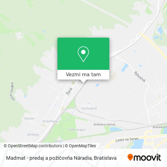 Madmat - predaj a požičovňa Náradia mapa