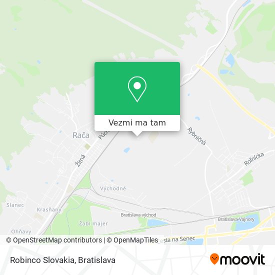 Robinco Slovakia mapa