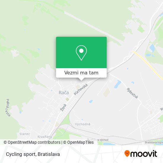 Cycling sport mapa