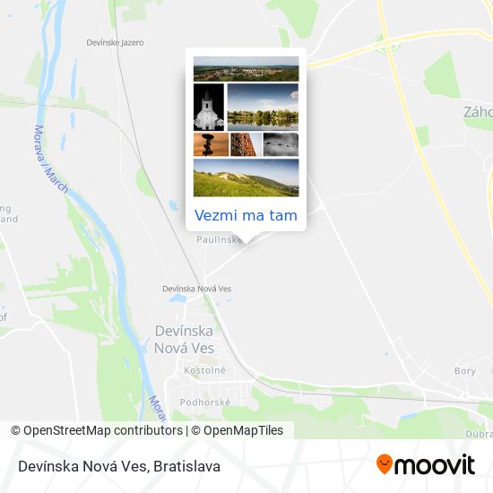 Devínska Nová Ves mapa