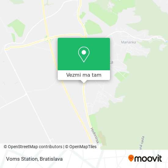 Voms Station mapa