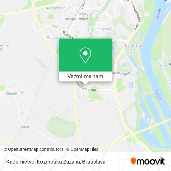 Kaderníctvo, Kozmetika Zuzana mapa