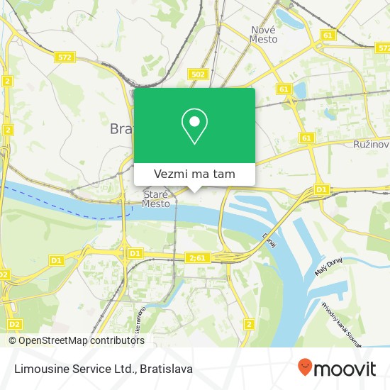 Limousine Service Ltd. mapa