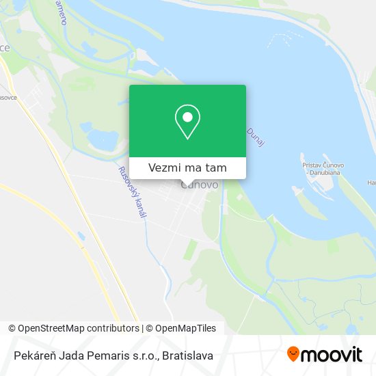 Pekáreň Jada Pemaris s.r.o. mapa