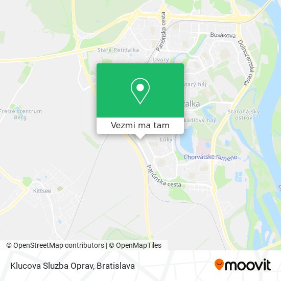 Klucova Sluzba Oprav mapa