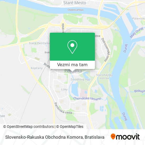 Slovensko-Rakuska Obchodna Komora mapa