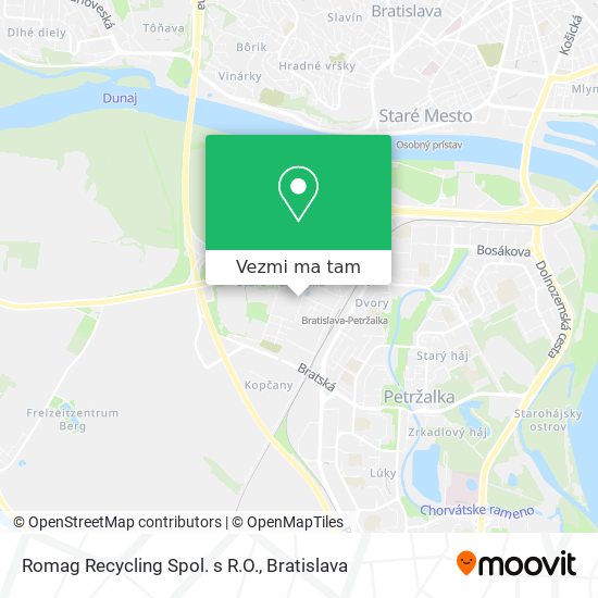 Romag Recycling Spol. s R.O. mapa