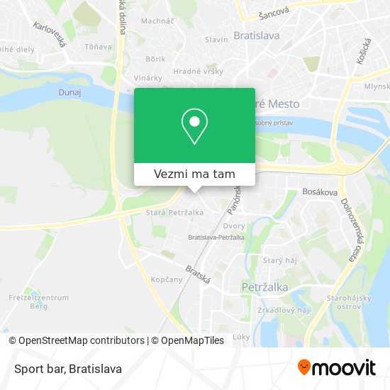 Sport bar mapa