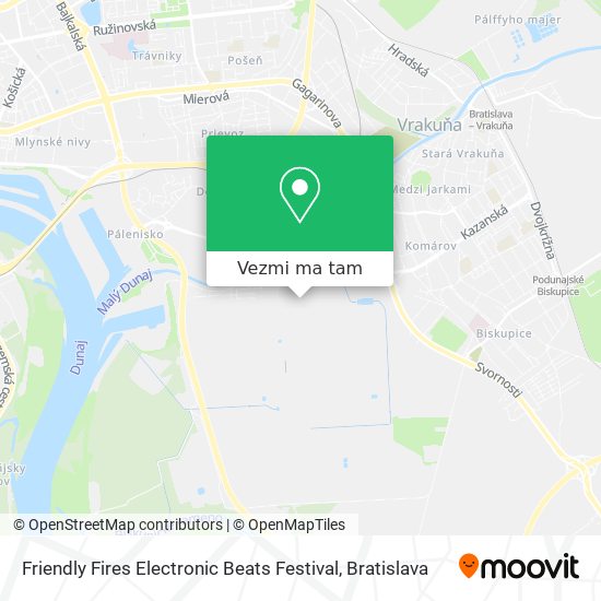 Friendly Fires Electronic Beats Festival mapa