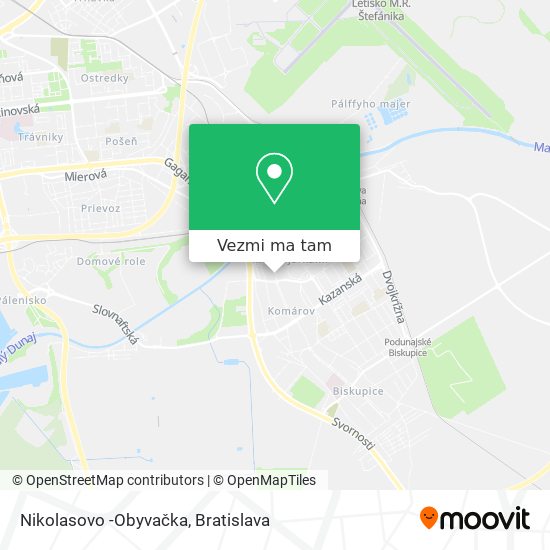 Nikolasovo -Obyvačka mapa