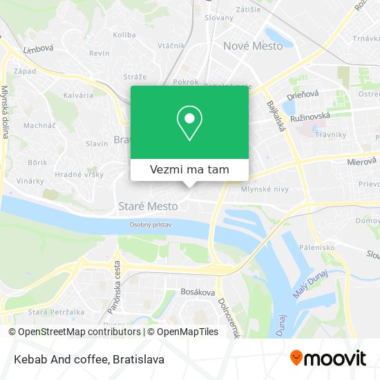 Kebab And coffee mapa