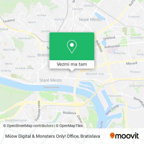 Miiow Digital & Monsters Only! Office mapa