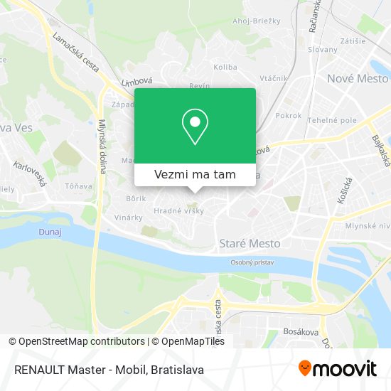 RENAULT Master - Mobil mapa