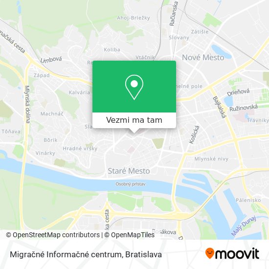 Migračné Informačné centrum mapa