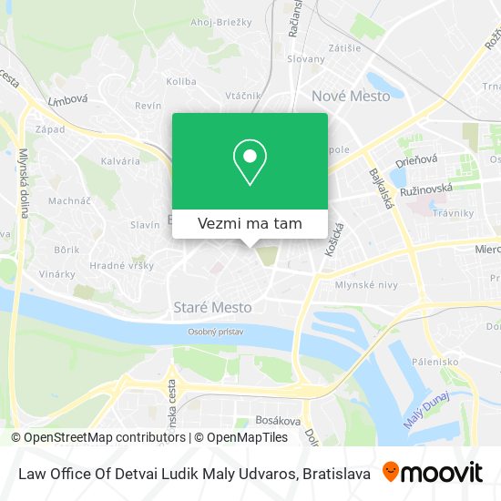 Law Office Of Detvai Ludik Maly Udvaros mapa