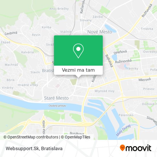 Websupport.Sk mapa
