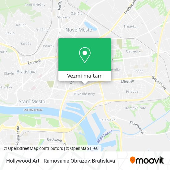 Hollywood Art - Ramovanie Obrazov mapa