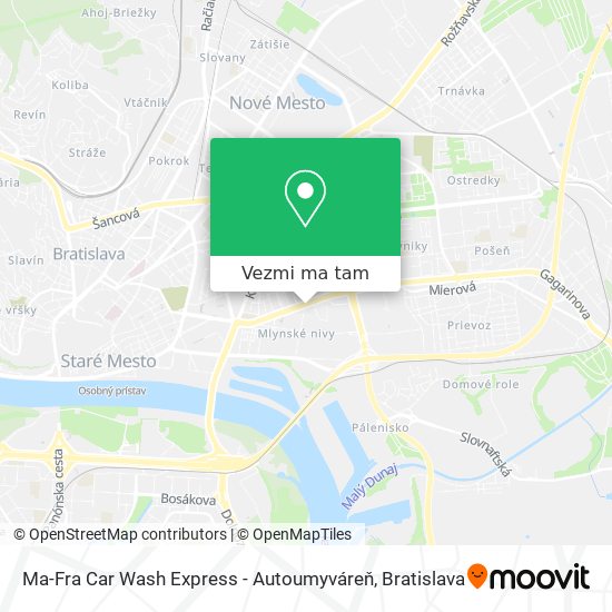 Ma-Fra Car Wash Express - Autoumyváreň mapa